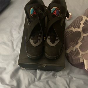 Retro 8 Black Aqua